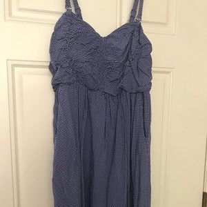 Torrid Blue Polka Dot Sundress